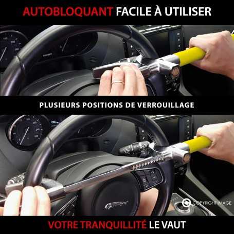 KRASER WA839Y – Canne Antivol Voiture Renforcée