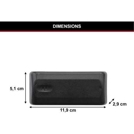 Master Lock 207EURD – Boîte à Clés Magnétique pour Voiture