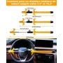 Tevlaphee 4-Hook Steering Wheel Lock