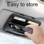 Leather Car Sun Visor Organizer – Sunglasses Holder & Storage Pocket