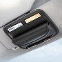 Leather Car Sun Visor Organizer – Sunglasses Holder & Storage Pocket