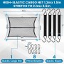 Elastic Cargo Net 1.2×1.5 m, Expandable to 2.1×2.5 m