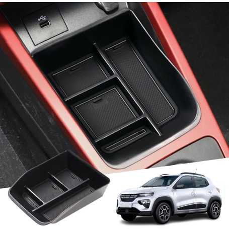 Organiseur de Console Centrale Compatible Dacia Spring Electric (2021–2024)