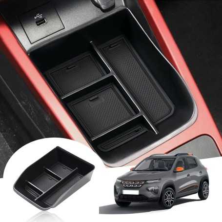 Organiseur de Console Centrale Compatible Dacia Spring Electric (2021–2024)