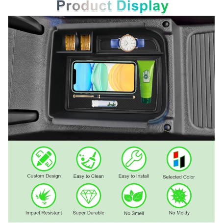 Organiseur de Console Centrale GAFAT Compatible VW Golf 8 / 8.5 MK8 (2020–2025)