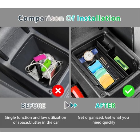 Organiseur de Console Centrale GAFAT Compatible VW Golf 8 / 8.5 MK8 (2020–2025)