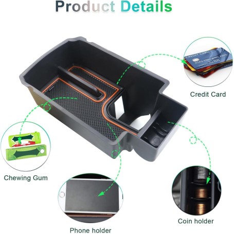 Organiseur de Console Centrale GAFAT pour Seat Leon MK4 & Cupra Formentor (2020–2025)