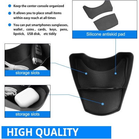 Organiseur de Console Centrale SHAOHAO pour Renault Twingo 3 (2014–2024)