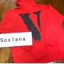 NAV x VLONE Drip Hoodie Red M