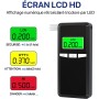 Hoonyer Electronic Breathalyzer – High-Precision LCD Alcohol Tester, Portable for Home or Party Use