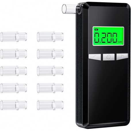 Hoonyer Electronic Breathalyzer – High-Precision LCD Alcohol Tester, Portable for Home or Party Use