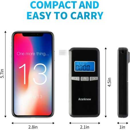 Aranknew Éthylotest Électronique Homologué NF