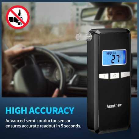 Aranknew Éthylotest Électronique Homologué NF