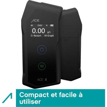 ACE X Éthylotest Électronique Professionnel