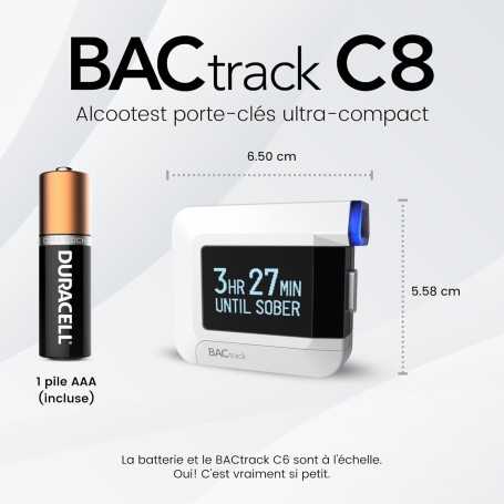 BACtrack C8 Éthylotest Bluetooth Professionnel