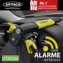 ARTAGO 870 Antivol Voiture Haut de Gamme 2-en-1 avec/sans Alarme 120 dB + LED