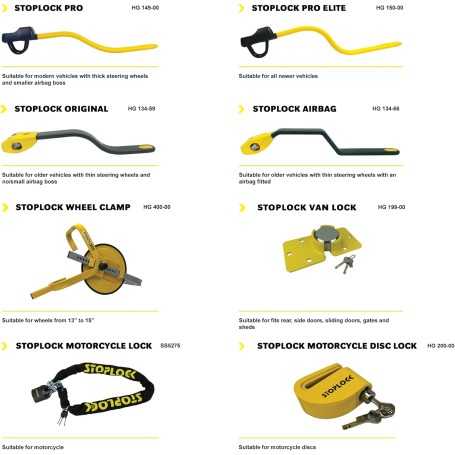 Defa Stoplock Pro Elite – Antivol de Volant Voiture, Acier Trempé, Haute Sécurité, Homologation TNO/SCM