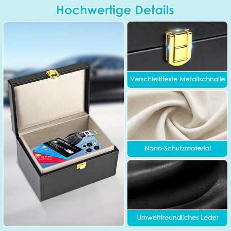 Anti-RFID Box with 2 Faraday Pouches – Keyless Go Protection Case