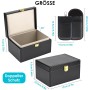 Boîte Anti-RFID avec 2 Pochettes Faraday – Coffre de Protection Keyless Go
