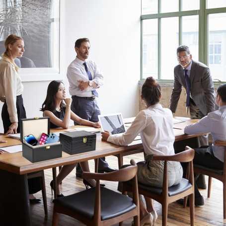 Anti-RFID Box with 2 Faraday Pouches – Keyless Go Protection Case