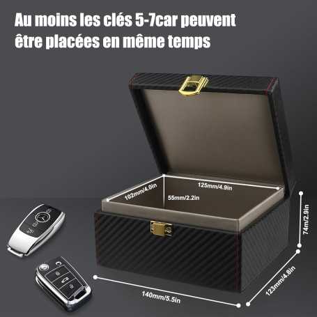 Boîte de Blocage de Signal Anti-RFID pour Clés de Voiture et Cartes de Crédit