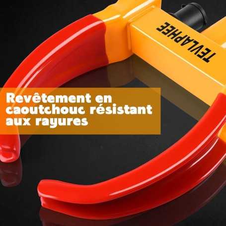 Tevlaphee Antivol Voiture Sabot de Roue