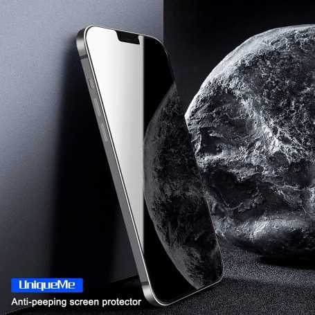 Verre trempé Protection écran de confidentialité et Caméra Arrière Protecteur pour iPhone 12 Pro Max 6,7
