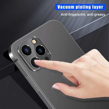 Verre trempé Protection écran de confidentialité et Caméra Arrière Protecteur pour iPhone 12 Pro Max 6,7