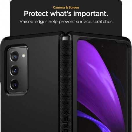 Spigen Tough Armor Case Compatible with Samsung Galaxy Z Fold 2 - Black