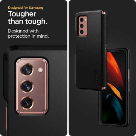 Spigen Tough Armor Case Compatible with Samsung Galaxy Z Fold 2 - Black