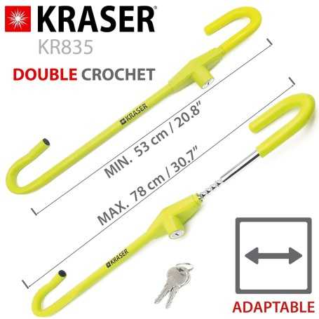 KRASER KR835 Steering Wheel & Pedal Lock