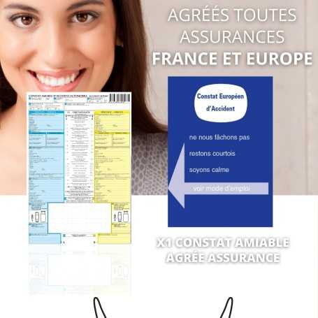 European Accident Report Form – Certified Sheet for All Insurances