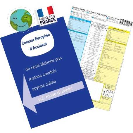 European Accident Report Form – Certified Sheet for All Insurances