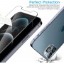 Protection écran - Caméra Arrière Protecteur - Double Protection - Verre Trempé Compatible avec iPhone 12 Pro