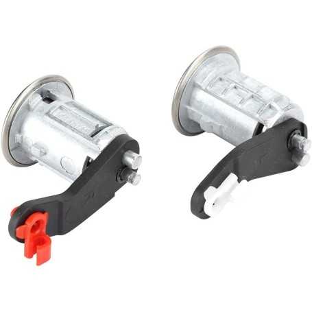 Jeu de Cylindres de Serrure Porte Gauche et Droite avec 2 Clés – Compatible Renault Master 1998-2016