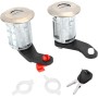 Door Lock Cylinder Set Left & Right with 2 Keys – Compatible with Renault Master 1998-2016