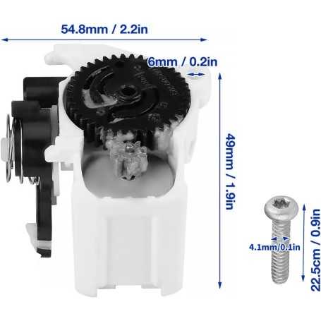 Central Lock Motor for Renault Tailgate