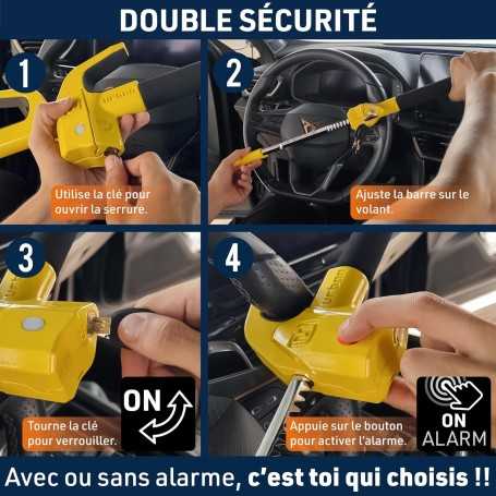 URBAN UR978Y Car Steering Wheel Lock