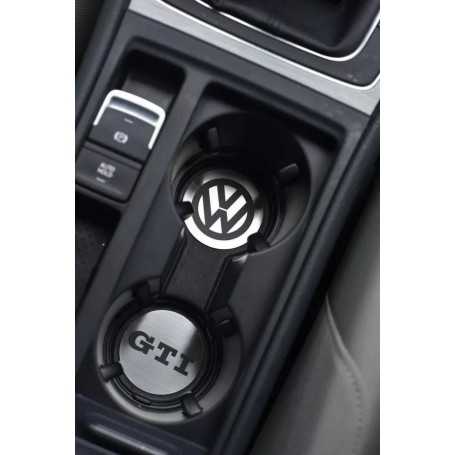 PLAQUES BRILLANTES * VOLKSWAGEN GOLF VII - GOLF MK7 GTI * ACIER INOXYDABLE - ROUGE & GRIS