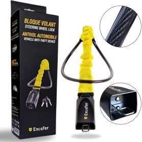 Exosfer Steering Wheel Lock – Reinforced Car Anti-Theft Device