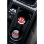 PLAQUES BRILLANTES * VOLKSWAGEN GOLF VII - GOLF MK7 TDI * ACIER INOXYDABLE - ROUGE & GRIS