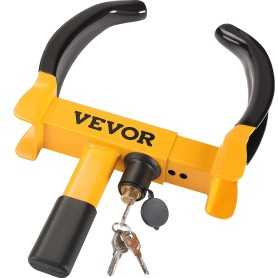 VEVOR Universal Wheel Lock – Set of 2 Adjustable Wheel Clamps (180–270 mm)