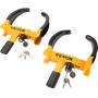 VEVOR Universal Car Wheel Lock – Set of 2 Adjustable Anti-Theft Clamps (180–270 mm)