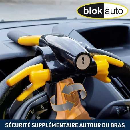 BLOKAUTO 9595 — Antivol Canne pour Volant (Push‑Locking)