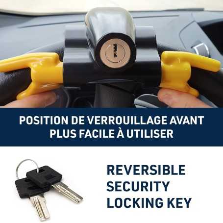 BLOKAUTO 9595 — Antivol Canne pour Volant (Push‑Locking)