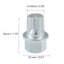 X AUTOHAUX — Wheel Lock Nut for VW & Audi with Removal Key 0/10PT • Durable Rust-Resistant Steel
