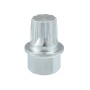 X AUTOHAUX — Wheel Lock Nut for VW & Audi with Removal Key 0/10PT • Durable Rust-Resistant Steel