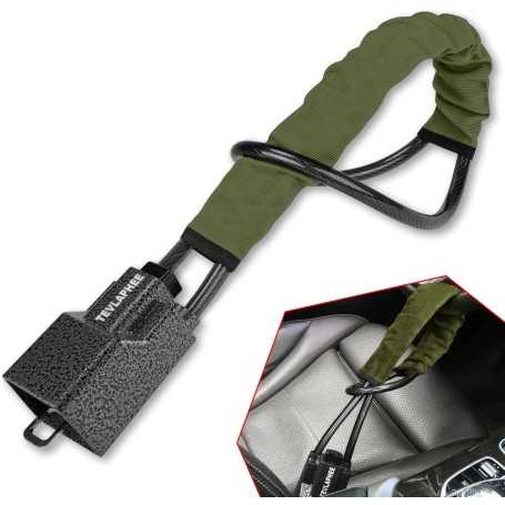 Tevlaphee Antivol Volant Amélioré — Double Protection Volant & Ceinture