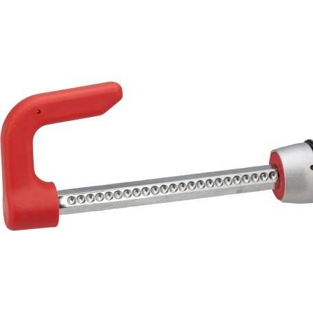 Relaxdays Car Steering Wheel Lock — Adjustable Steel Anti-Theft Bar with 5-Digit Code • Car, Camper, Van • Black/Red