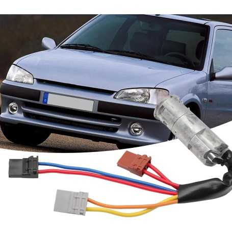 Contacteur d’Allumage et Neiman pour Peugeot 106, 405, AX II, Saxo, ZX avec 2 Clés